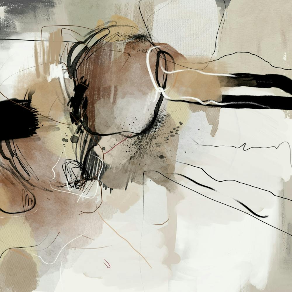 Neutral Square Abstract