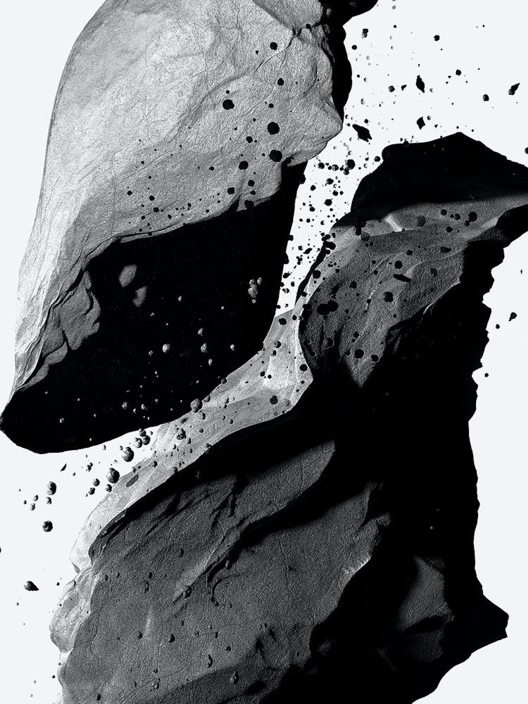 Abstract Rock Graffiti Style Art