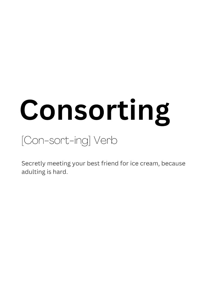 Consorting Definition Meaning Art Print by Kaigozen – Fy!