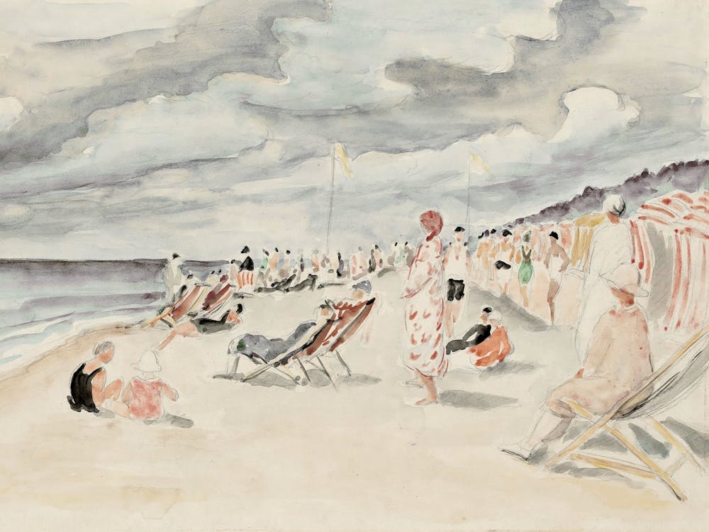 Vintage Beachgoers
