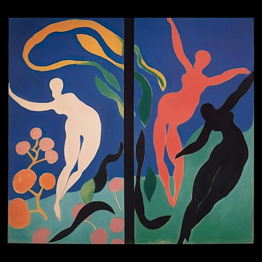 Tanzende Frauen, Formstudie, Die von Matisse inspirierte Kunstsammlung 5