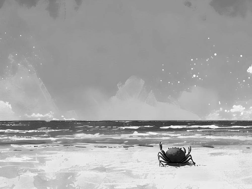 Crab On The Beach