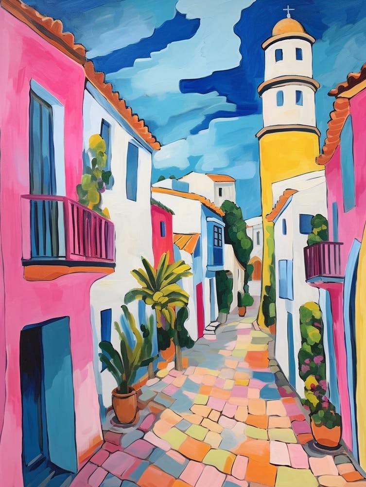 Faro Portugal 3 Fauvist Painting