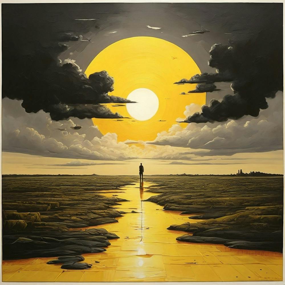 'Sunset' art