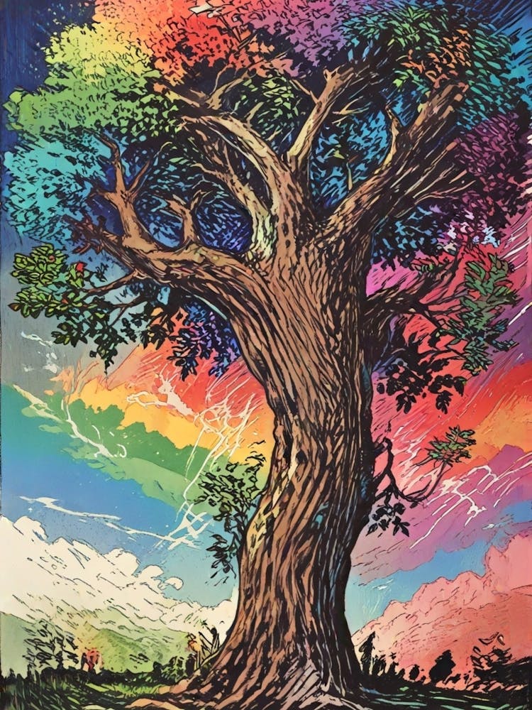 Rainbow Tree 1