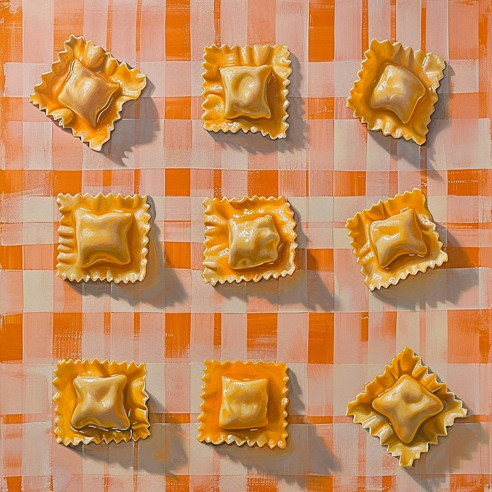 Ravioli Pastel Checkerboard 4