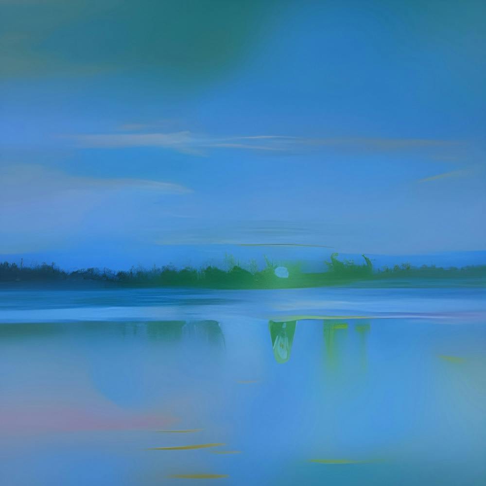 Sunrise Over The Lake