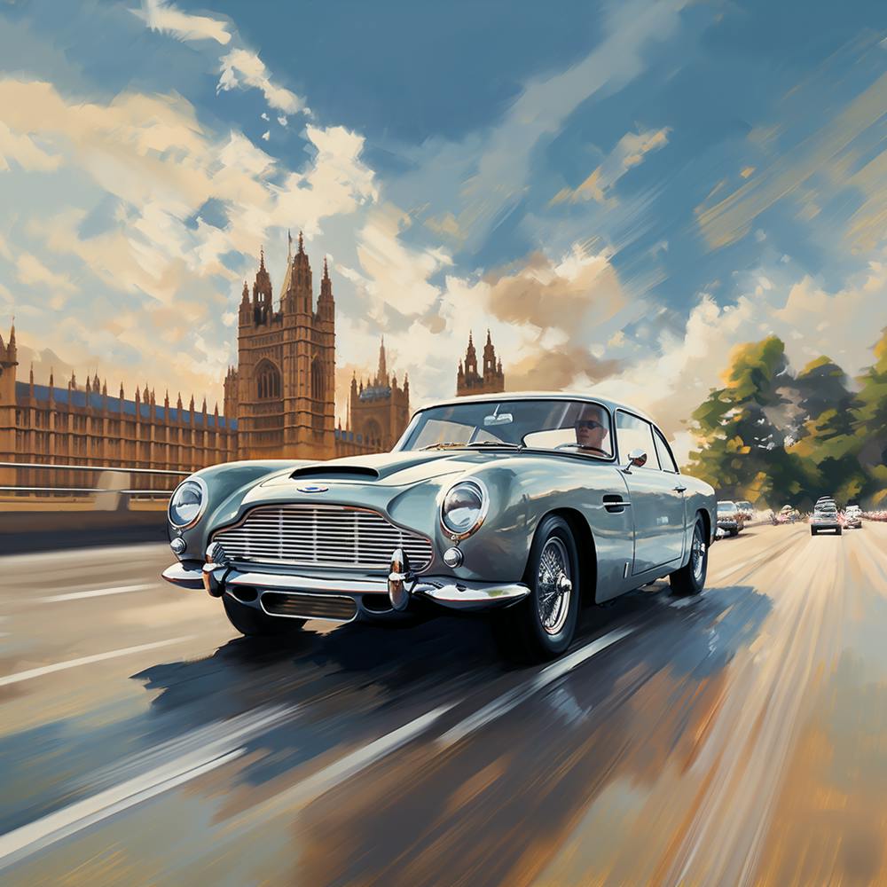 Aston Martin Db9 in London