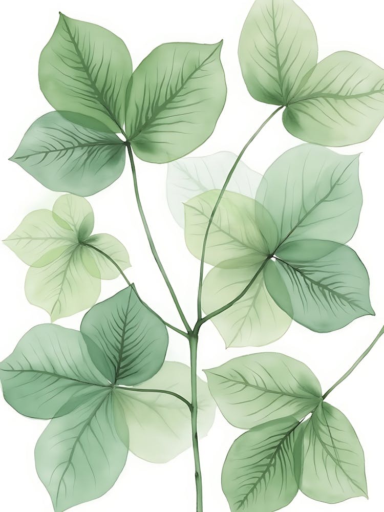 Calm Sage Leaf Flow