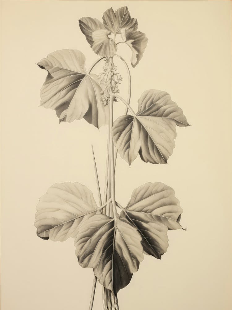 Leaf Sketch Drawing