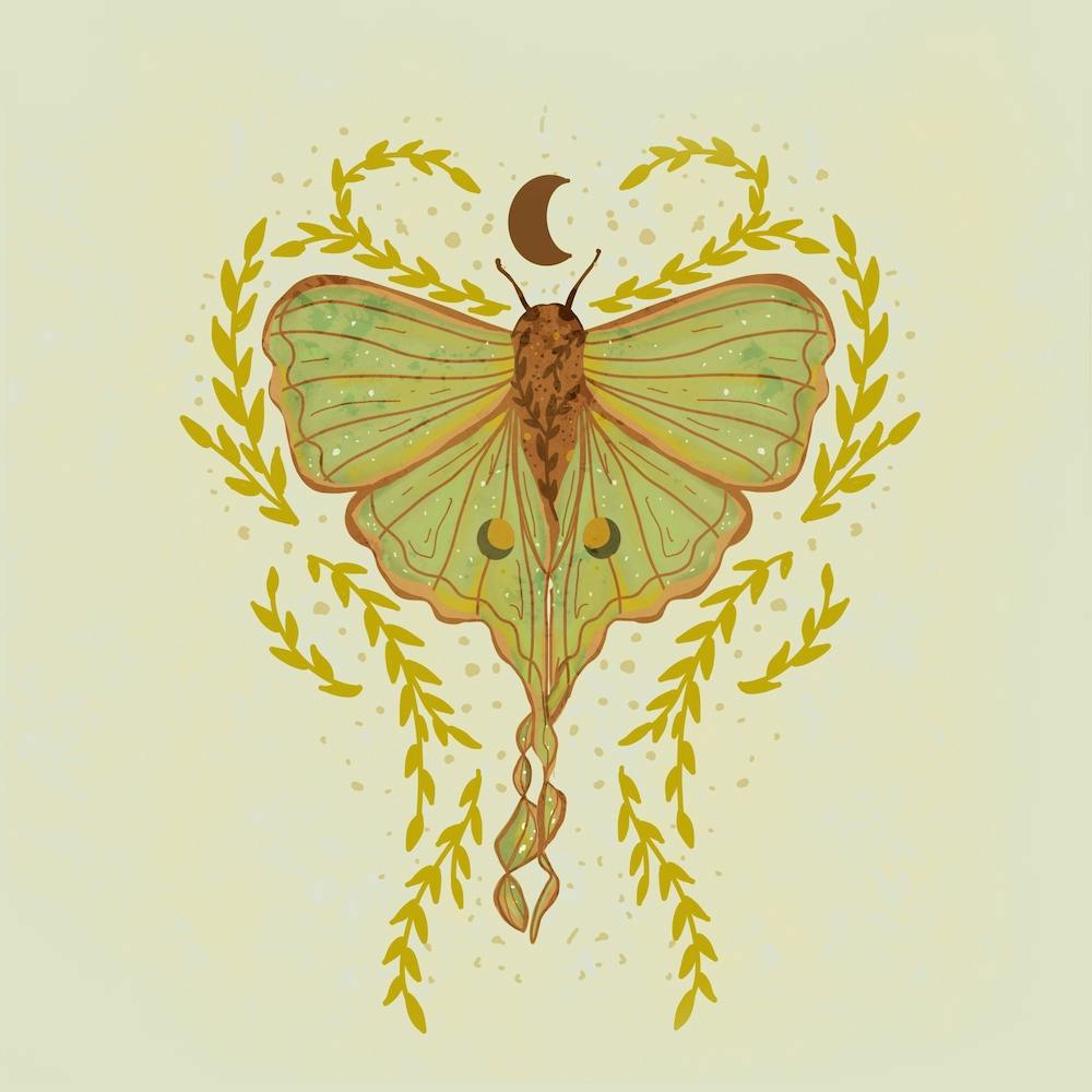 Mystic Luna Moon - Carré