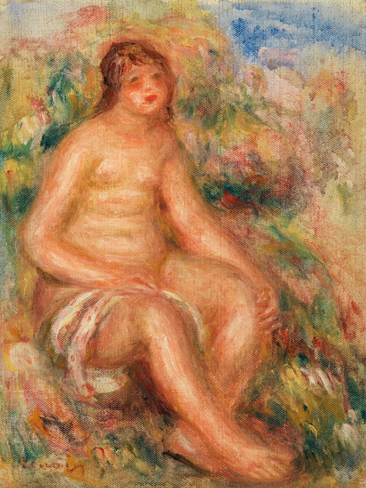 Bather, Pierre Auguste Renoir