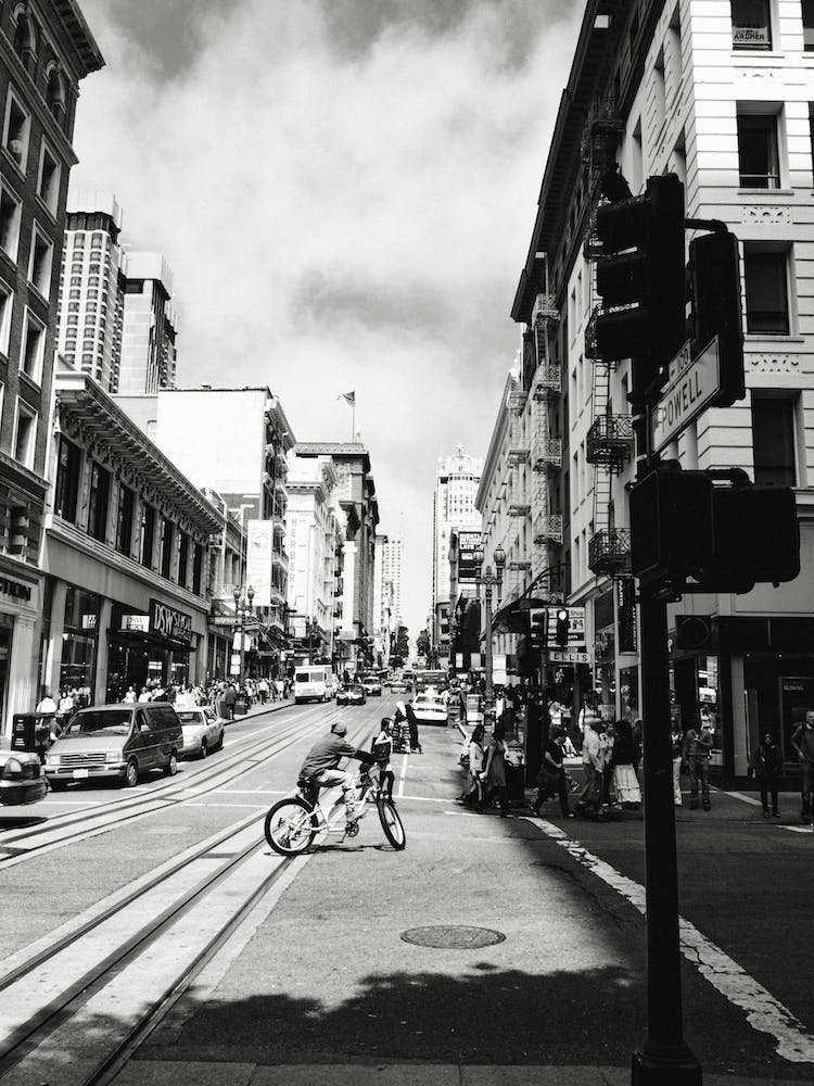 San Francisco Streets Black & White