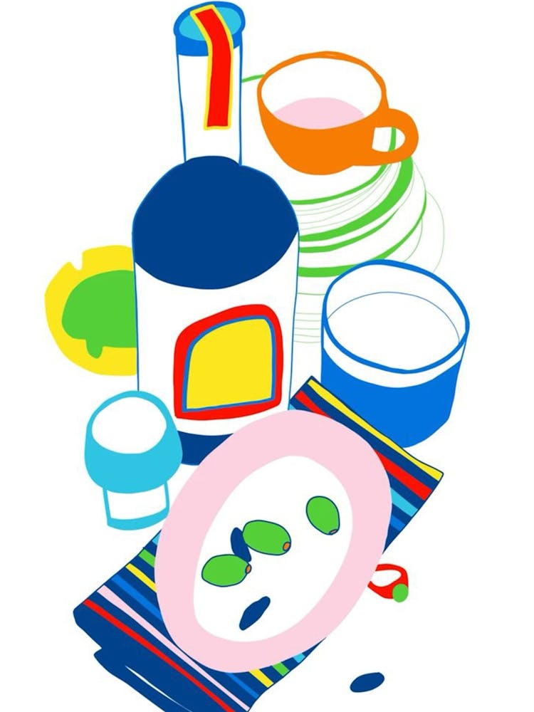 Olives And Wines Kind Of Dinner