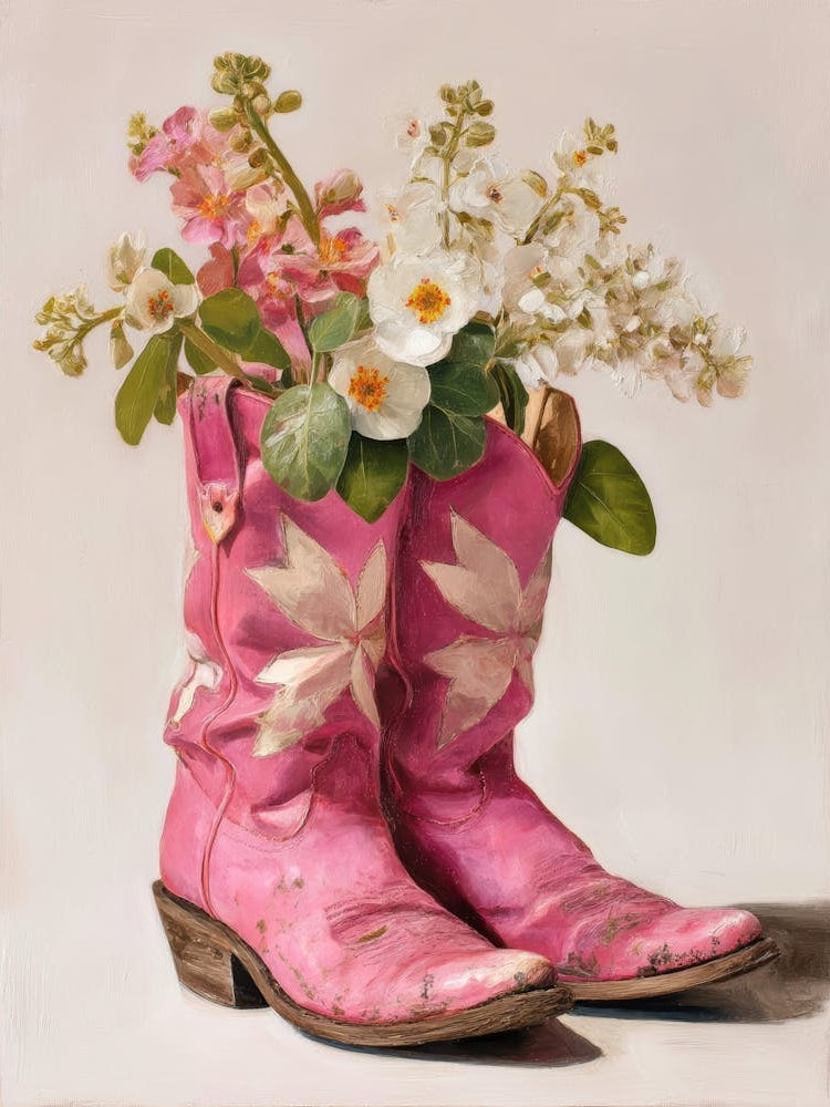 Pink Cowboy Boots 3