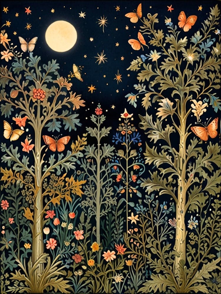 William Morris Fairy Garden 1