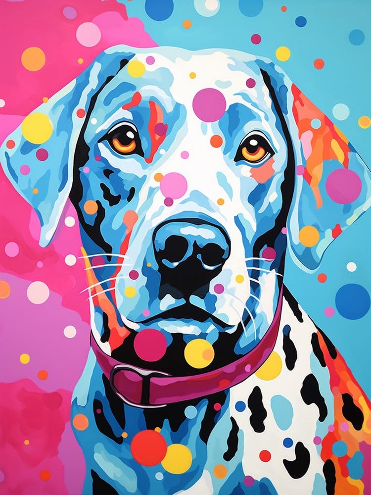 Colourful Pop Art Dog 1