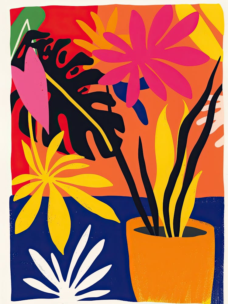 Jungle Illusion Matisse Style
