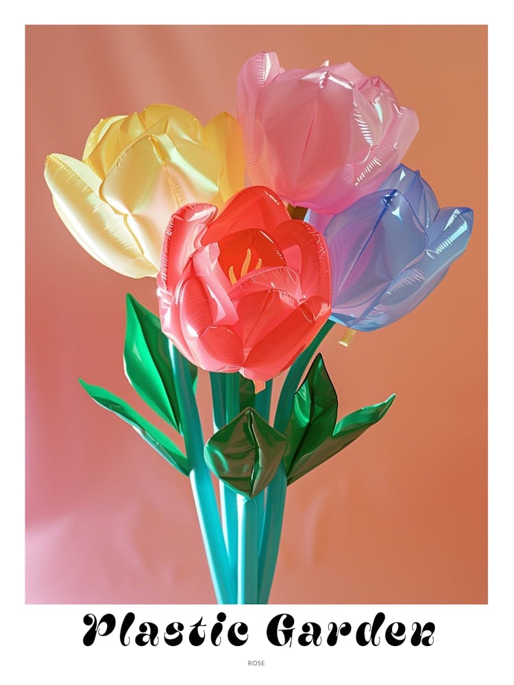 Dreamy Inflatable Flowers Poster Rose 1