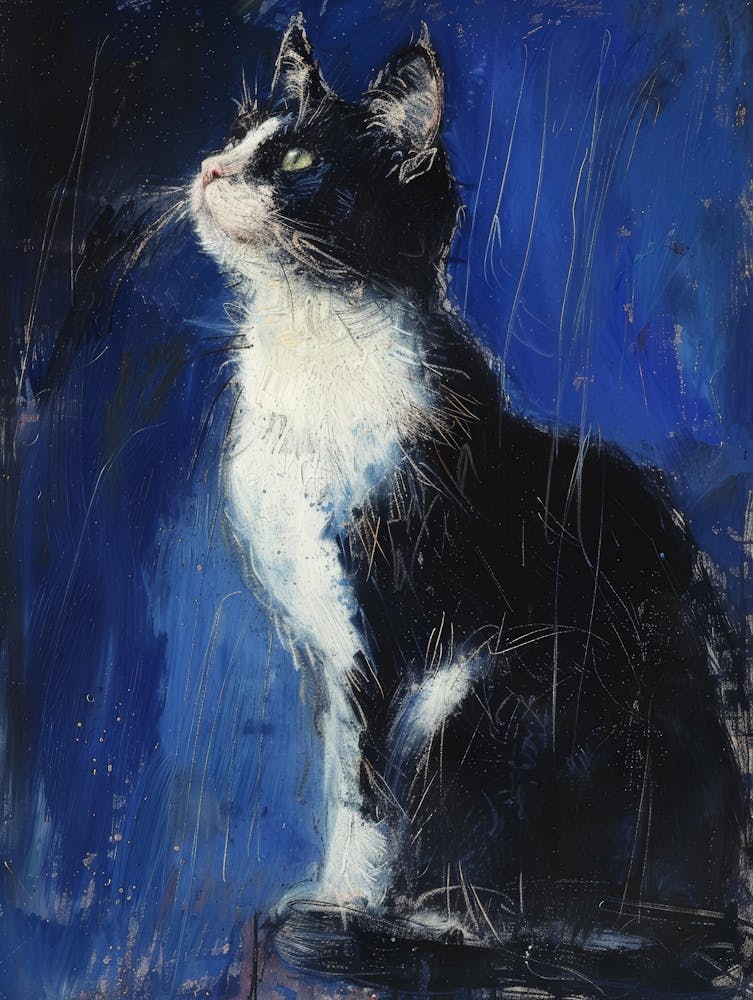 Black And White Cat 2