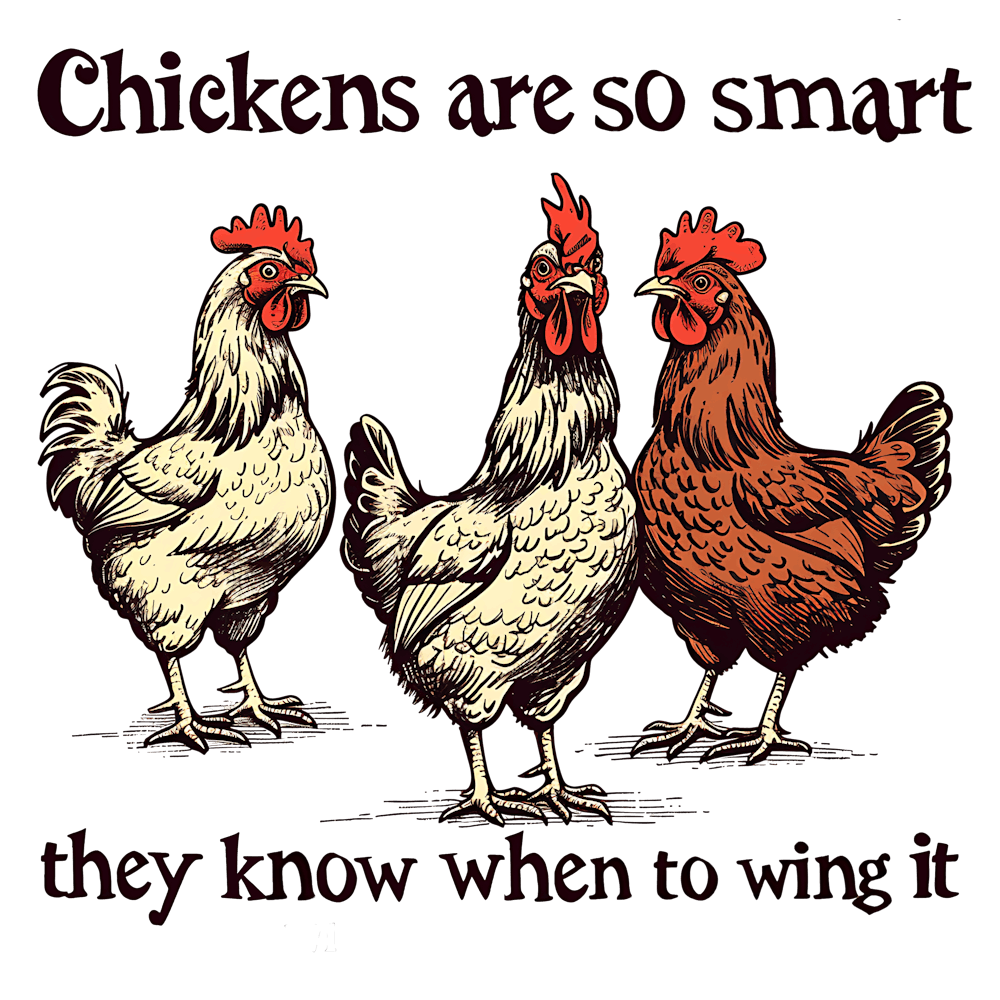 Chickens Are So Smart They Know When To Wing It