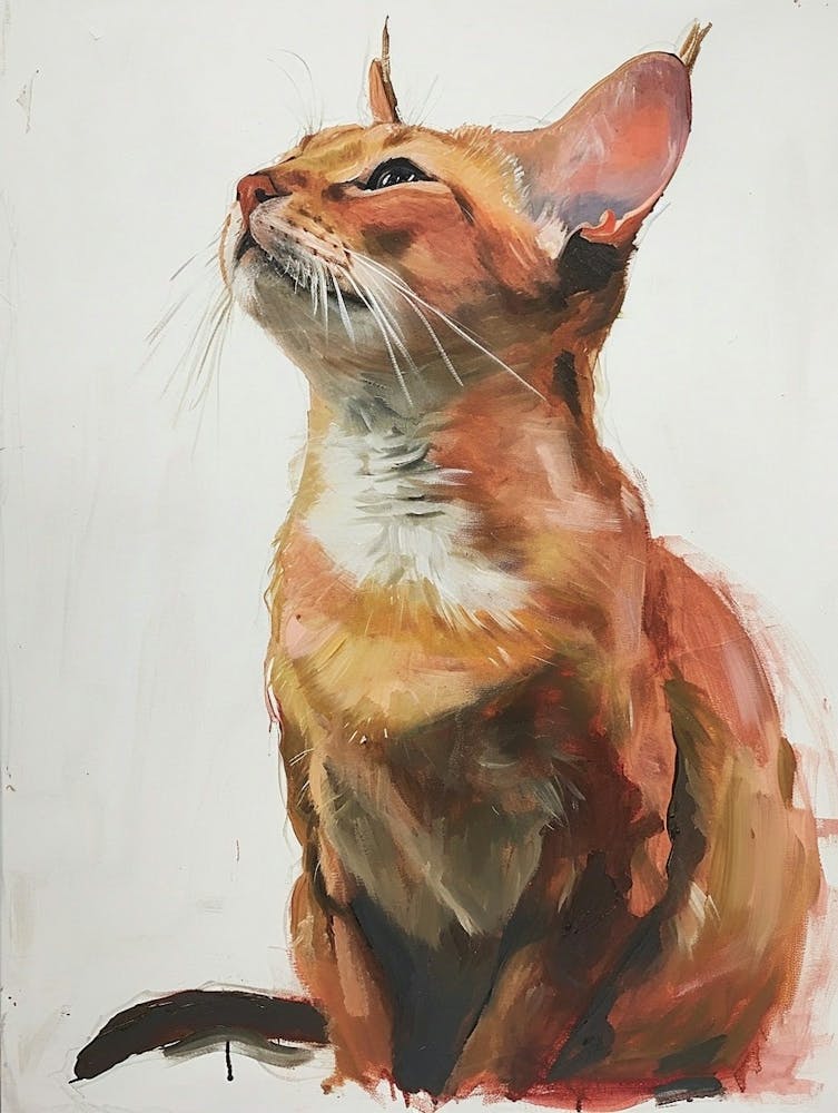 Manx Cat Painting 4