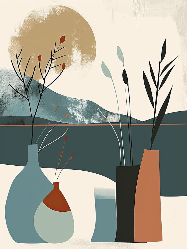 Vases In The Sun, Scandinavian Simplicity