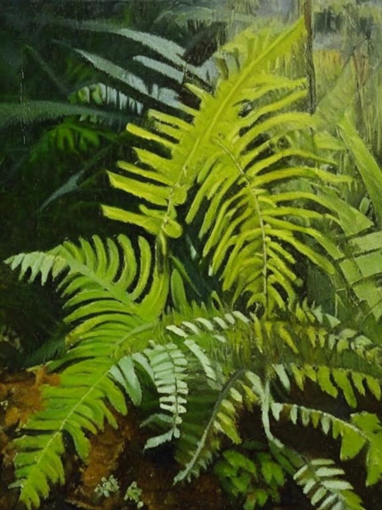 Forked Spleenwort Cézanne Style