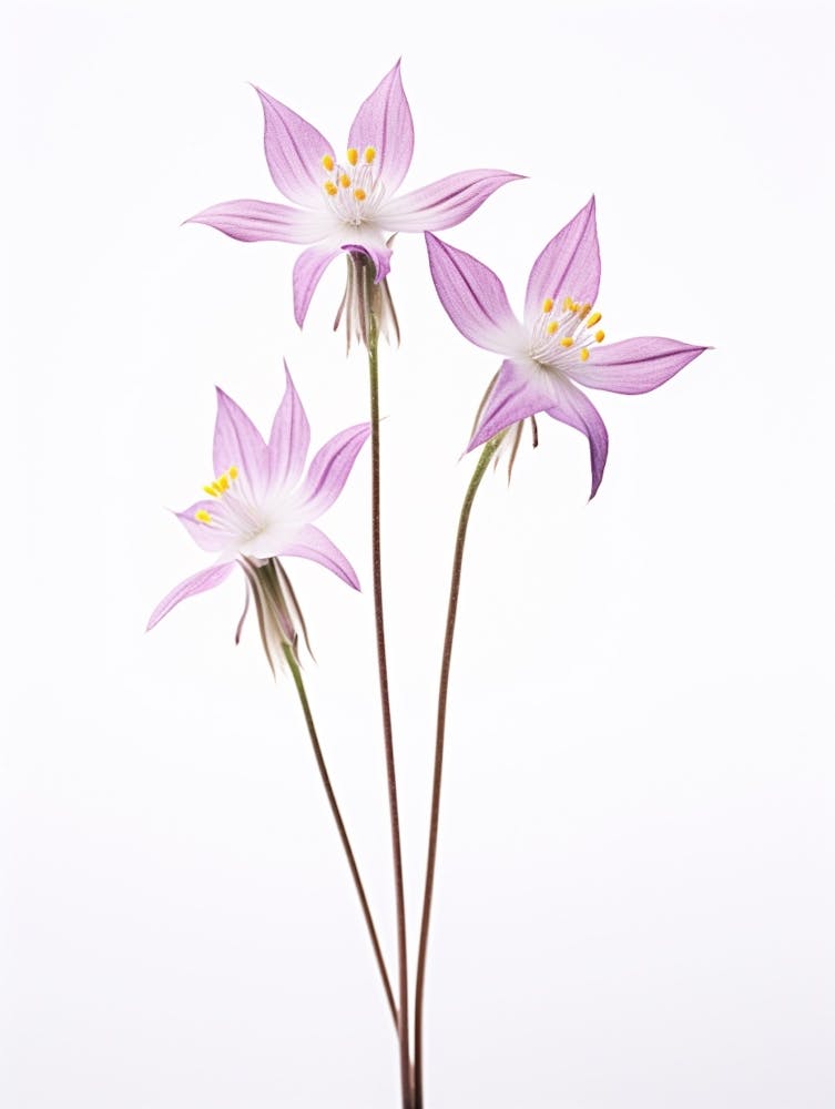 Pressed Wildflower Botanical Art Shooting Star 1