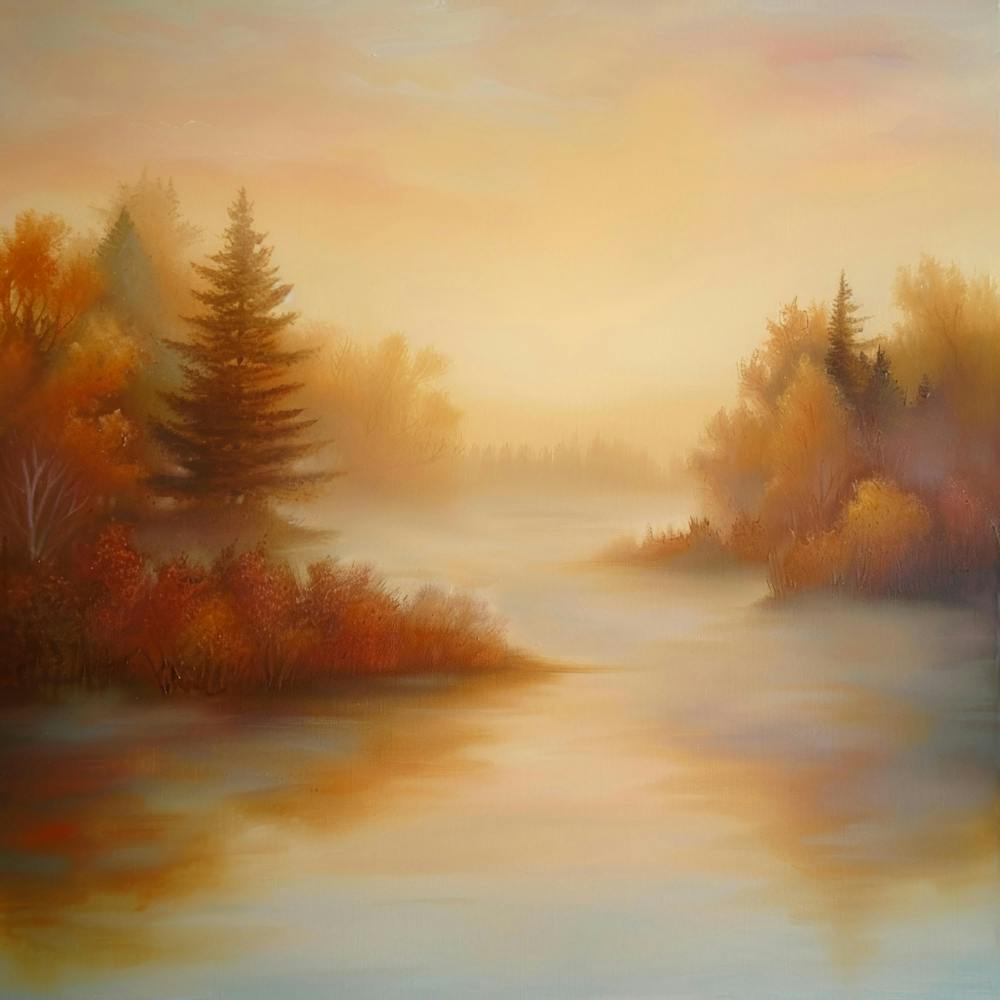 Sunrise Over The River