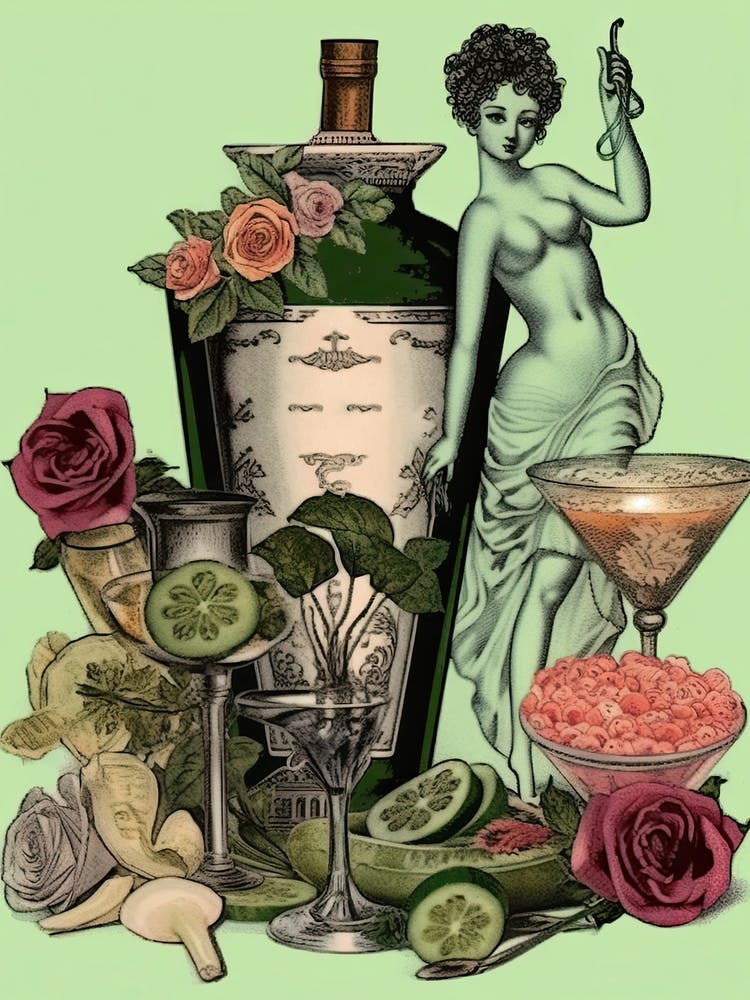 Gin Advert Kitsch 1
