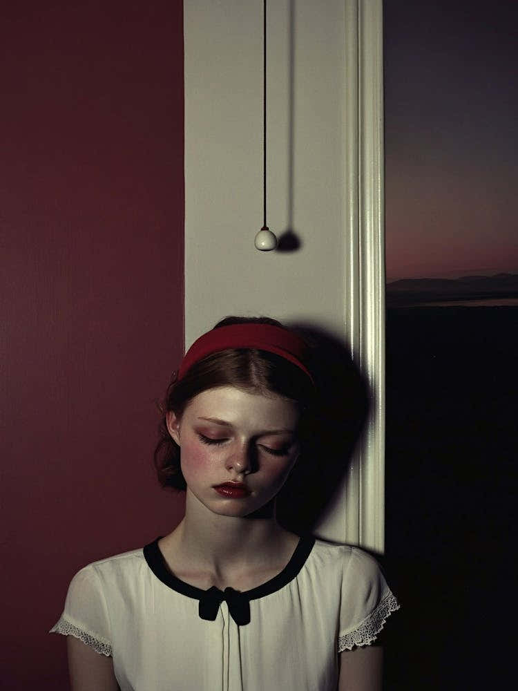Girl With A Red Headband