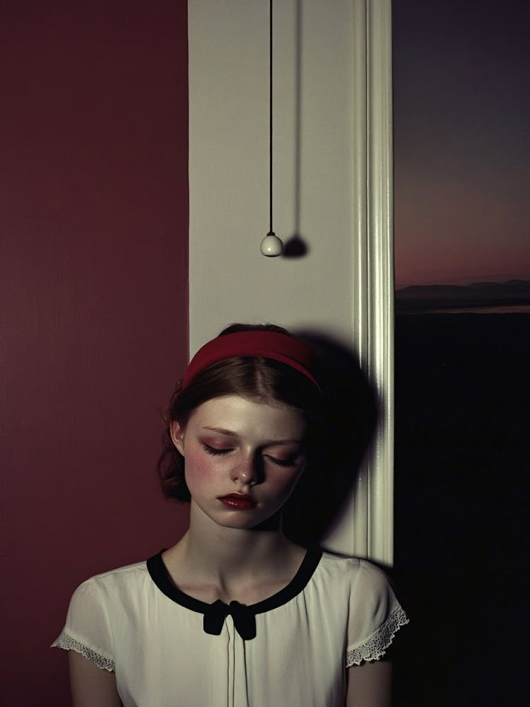 Girl With A Red Headband