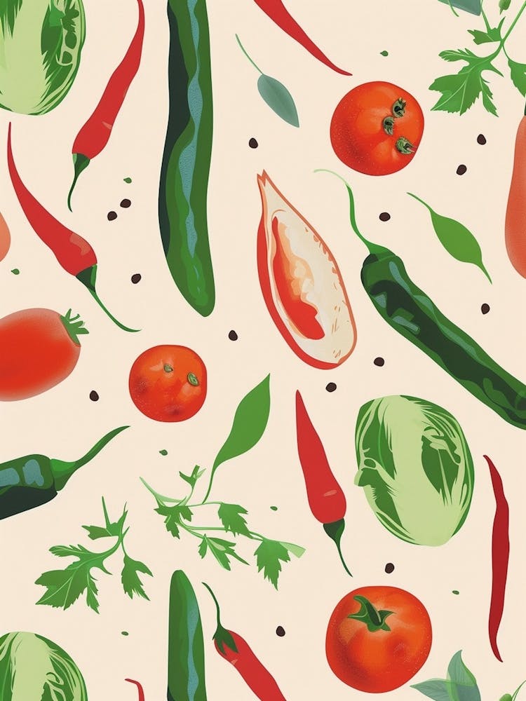Vegetable Selection Pattern 1