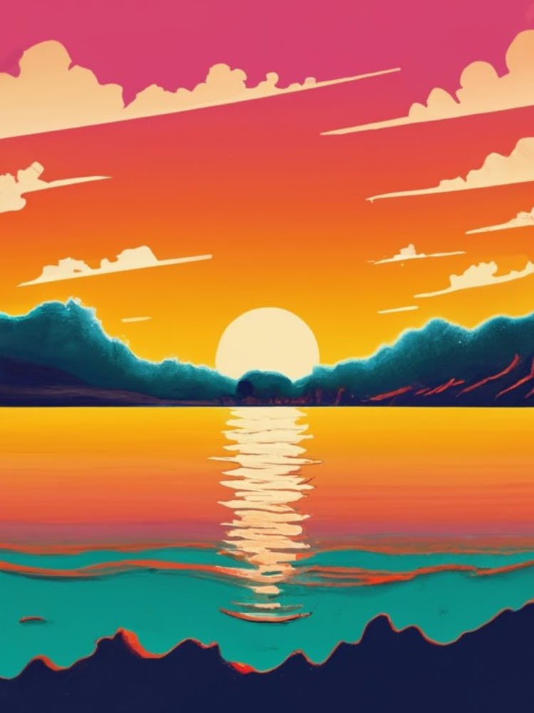 Sunset Over Water