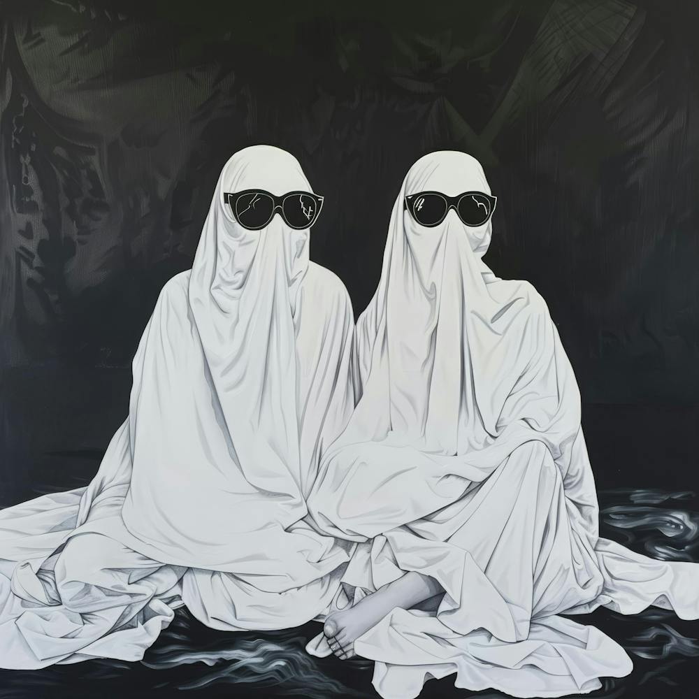 Two Women In White