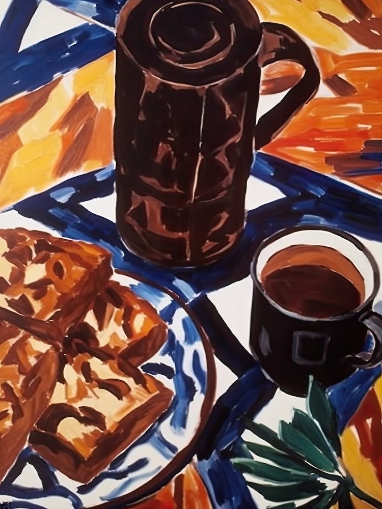 Pain Au Chocolate Painting 2
