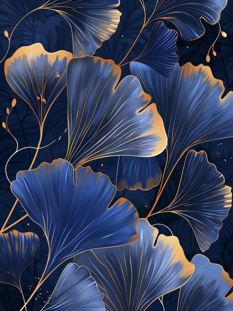 Ginko Leaves Wallpaper