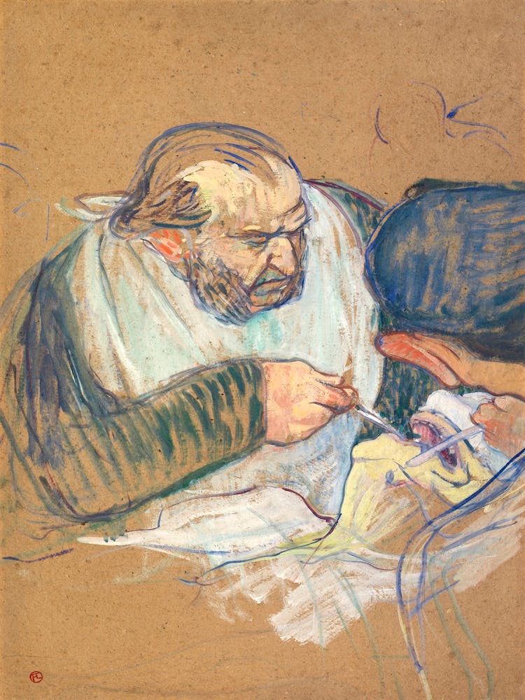 Dr. Pean Operating (1891–1892), Henri de Toulouse-Lautrec
