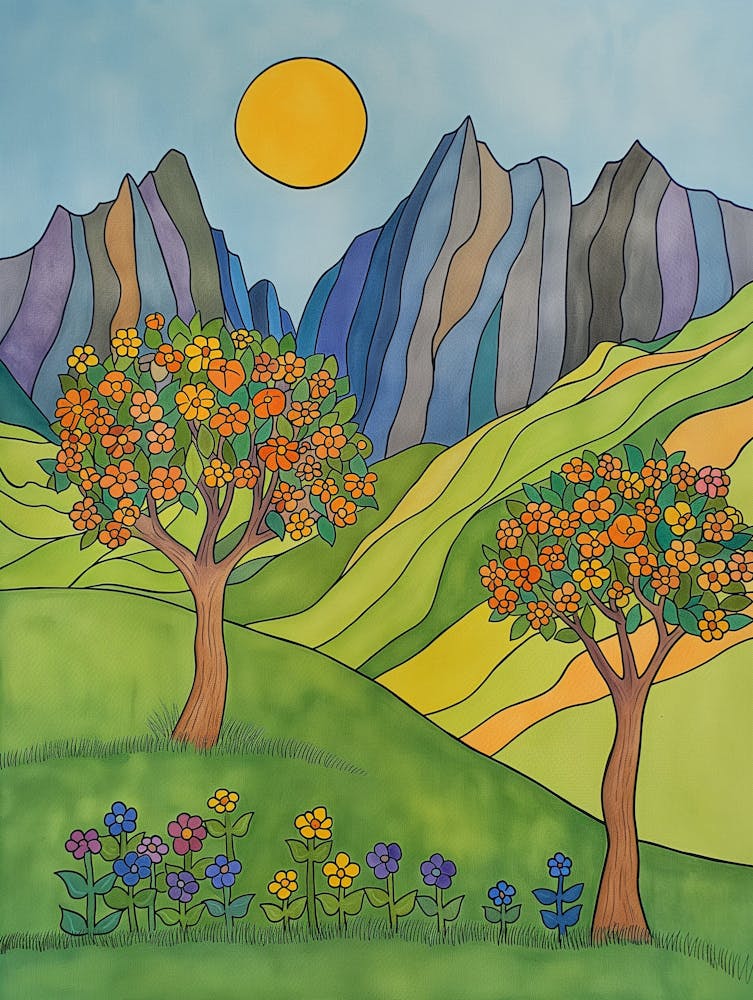 Paysage Hawaïen