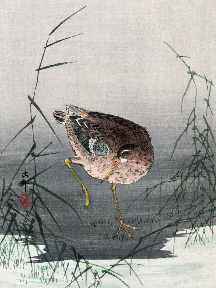 Ashi Ni Shigi, Ohara Koson