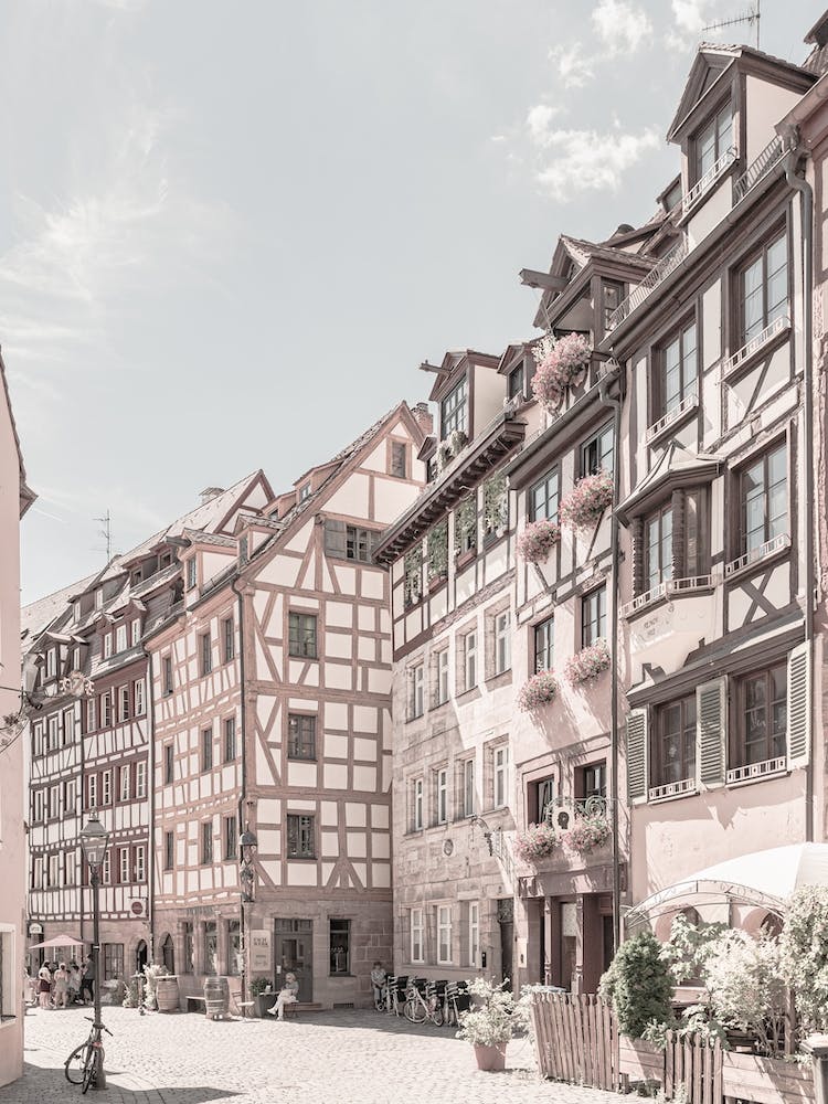 Nuremberg Germany, historic old town city center