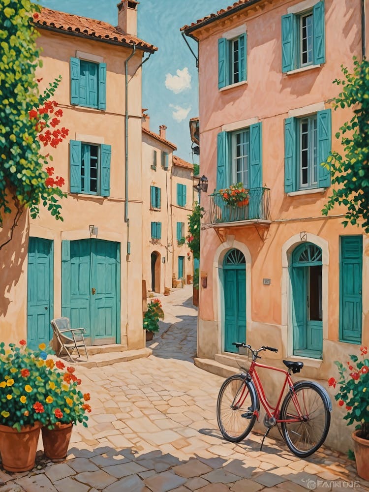 Mediterranean Village Bicycle