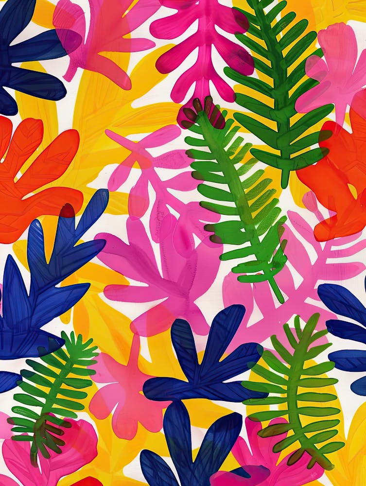 Botanical Symphony Matisse Style