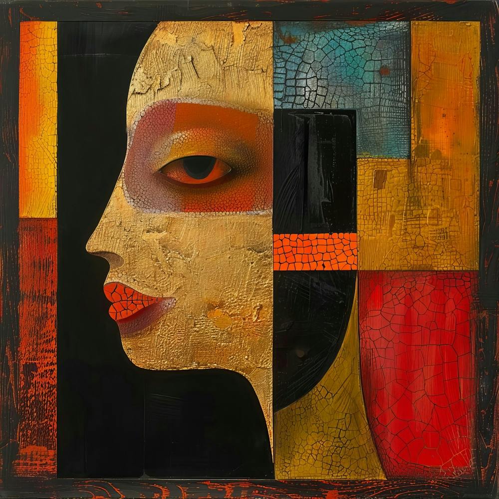 "Madonna" Abstract Painting