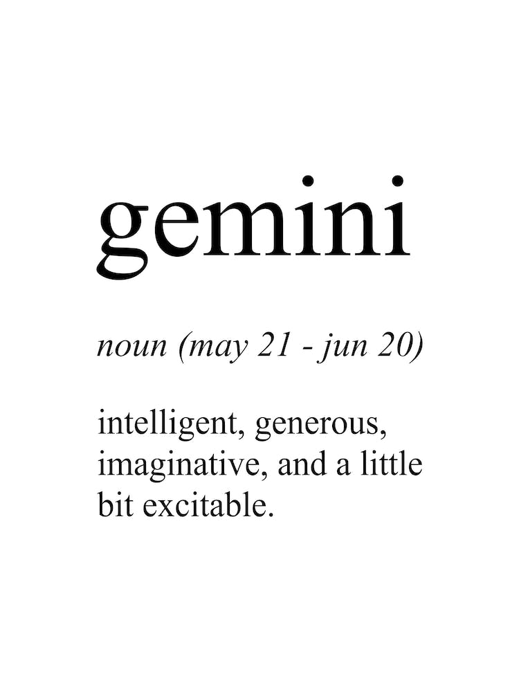 Gemini Star Sign Definition Meaning