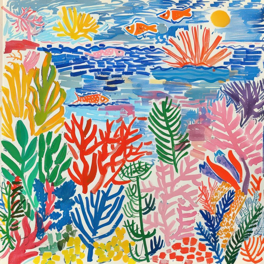 Peinture Marine Style Matisse 10