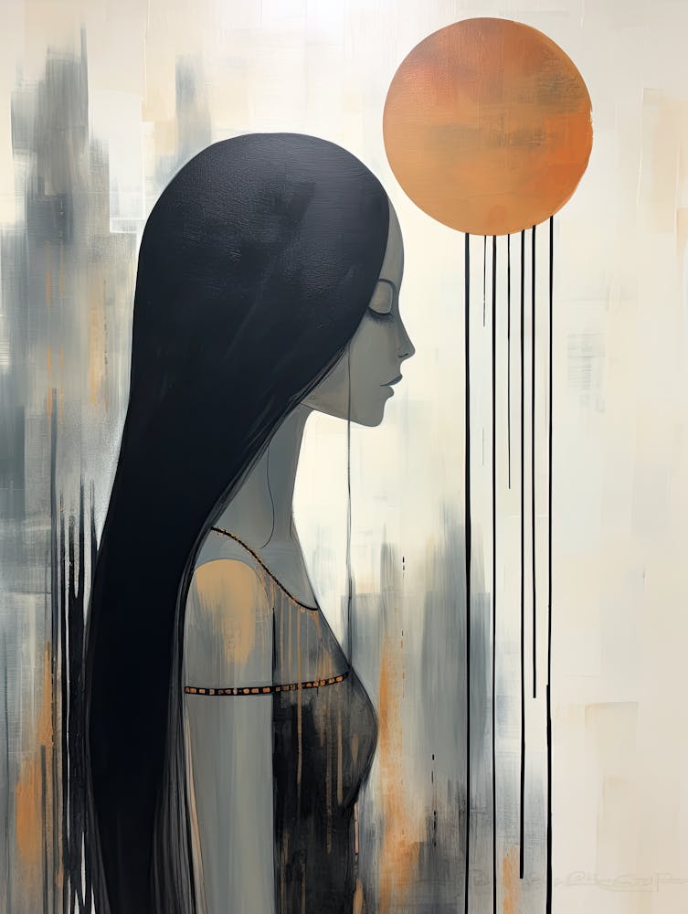 Starlit Path, Boho Art Style