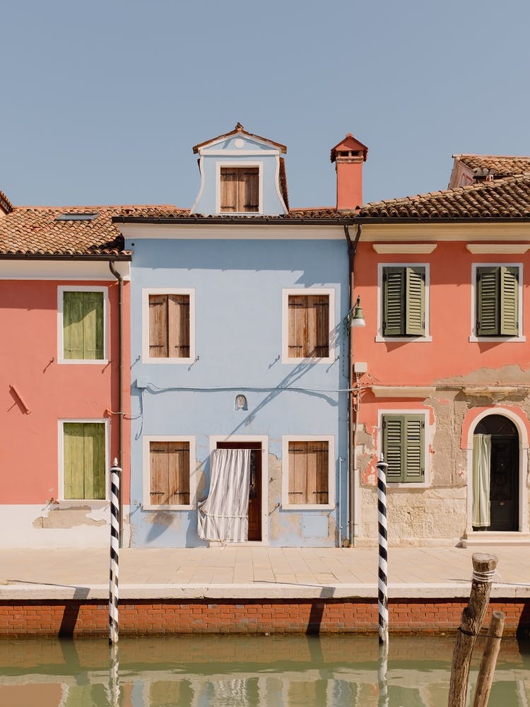 Burano Maisons Colorées