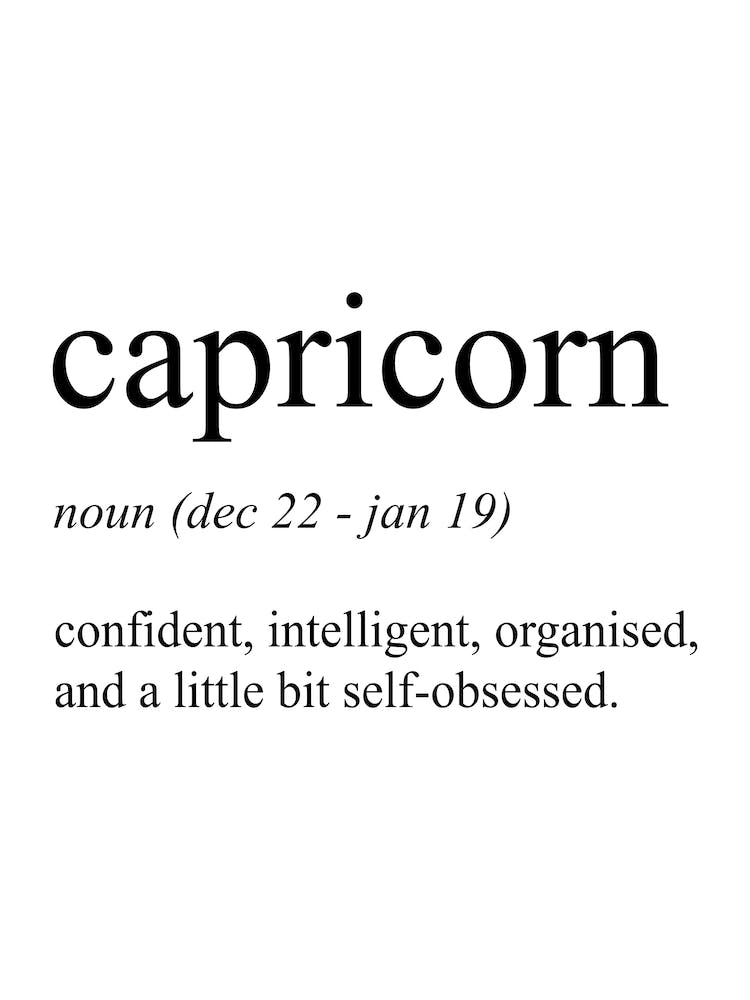 Capricorn Star Sign Definition Meaning